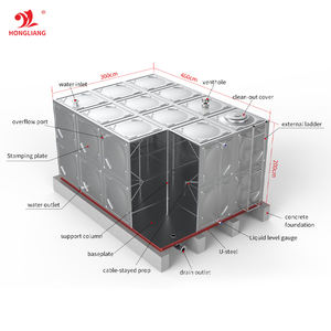 Fabricante de tanques de agua de acero inoxidable para <span class=keywords><strong>cisterna</strong></span> potable doméstica tanque de agua caliente con aislamiento personalizado <span class=keywords><strong>10000</strong></span> litros - Product Image 2