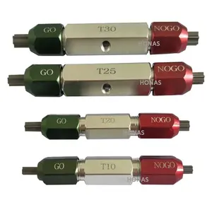 Top Kwaliteit Schroef Meten T7 T8 T10 T15 T20 T30 T40 Handel Gaan En No Go Discussie Meters, ISO10664 Torx Ring Plug Gauge