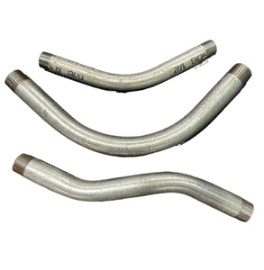 RSC en acier rigide Offre Spéciale conduit 45 raccord de tuyau coudé rainuré en acier traitement de surface zingué - Product Image 2