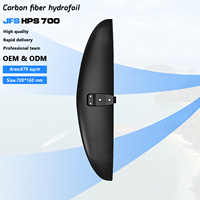 Axis Series HPS 700 Planche hydroptère en carbone haute performance 870cm ² Ensemble de feuilles d'aile avant pour SUP Surf Kite Foiling Carbon Fiber