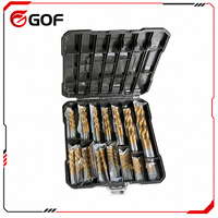 Jeu de 99 forets hélicoïdaux en acier rapide, finition oxyde noir, M42 M35, queue de 35 mm, pour métal, bois, plastique, alliage - Assortiment