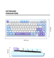 Clavier mécanique K82 2,4 GHz sans fil, non rétroéclairé, dôme, co-marqué, avec joint, tri-mode, interface USB 3.0, 107 touches, nouveau