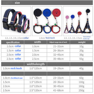 Großhandel heißer Verkauf außerhalb Haustier Lauf geschirr Hunde halsband und Leine Set Nylons eil Hunde leine - Product Image 6