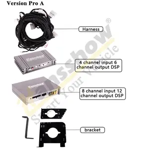 8英寸有源低音炮扬声器8/12通道DSP放大器音频扬声器立体声升级适用于特斯拉型号Y LR & 性能