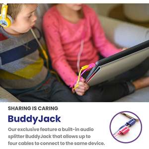 Meilleur casque de jeu pour enfants avec fonction microphone, casque de jeu HiFi, volume sécurisé, rose, pour les voyages, cadeau - Product Image 2