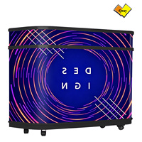 Écran LED Qray P2.5 pour comptoir d'accueil, affichage numérique intérieur, luminosité 1000 cd, Adobe RGB 98%, centre commercial, magasin