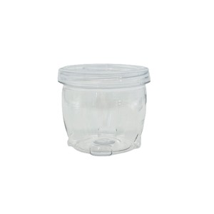 Pot de stockage empilable pour aliments pour animaux de compagnie, 340 ml, rond, avec couvercle en plastique, pour thé, bonbons, céréales, ornements et argile colorée - Product Image 2