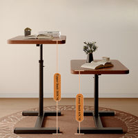 Table de service TV ultra-plate, plateau repas TV inclinable et réglable en hauteur, table pliante avec support pour livre 600*400mm