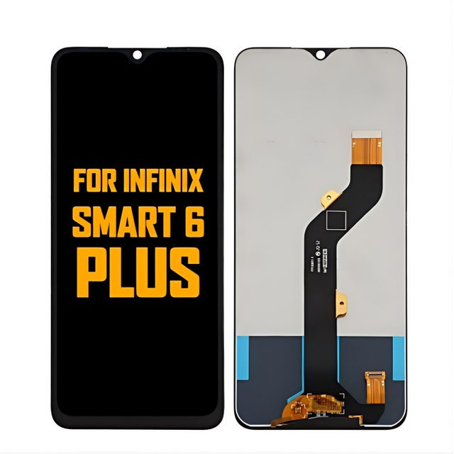 ASSELTE LCD Screen for Infinix Smart 6 Plus Digitizer & Display Assembly OEM 3-Year Warranty