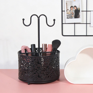 <span class=keywords><strong>JANE</strong></span> <span class=keywords><strong>EYRE</strong></span> Soporte para Utensilios de Cocina de Acero Inoxidable Duradero, 4 Compartimentos, Diseño Floral Giratorio de 360°, Almacenamiento No Plegable - Product Image 5