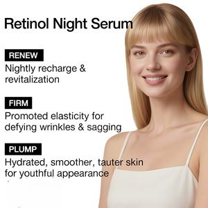 Collection de sérums <span class=keywords><strong>pour</strong></span> le visage 30 ml Anti-âge, Niacinamide, Vitamine C, B5 Fonctionne la nuit Améliore la texture globale de la peau Sans paraben MRUIS - Product Image 2