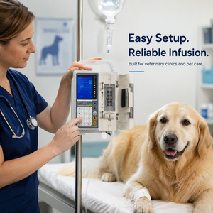 Bomba de Infusión Veterinaria Profesional para <span class=keywords><strong>Hospital</strong></span> de Animales, Dispositivo de Administración de Fluidos IV - Product Image 6