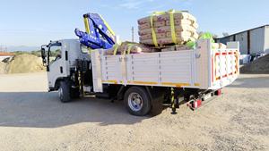 Grúa Pumacrane de 4 Toneladas de la Mejor Calidad, Totalmente Hidráulica, con Pluma Plegable, Montada en Camión, para Obras de Construcción, de Fabricante Turco - Product Image 2