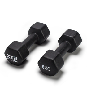 <span class=keywords><strong>Petit</strong></span> haltère hexagonal de gymnastique enduit de vinyle bon marché haltères en néoprène mini haltères de fitness ensemble blanc 3kg pour enfants - Product Image 2