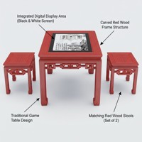 Table d'échecs numérique interactive intelligente HAUMR 32 pouces pour les expositions muséales, les bibliothèques et l'éducation culturelle