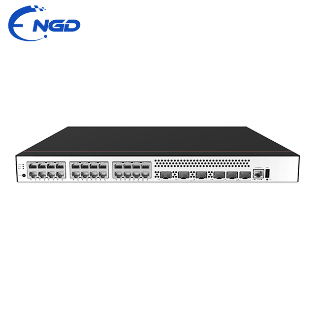 Brand New S5735-L24P4XE-A-V2 24 Port Gigabit PoE+ V2 Layer 3 Managed Switch With 4*10GE SFP+ Uplink & Stack Function