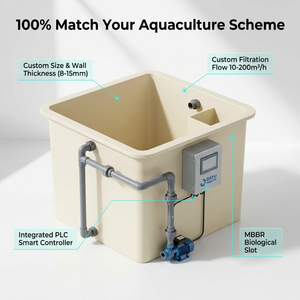 Filtre à tambour rotatif à haute efficacité pour la séparation solide-liquide, pour système d'aquaculture en recirculation (<span class=keywords><strong>RAS</strong></span>), ferme piscicole - Product Image 3