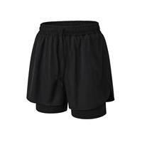Shorts de sport pour hommes, fitness, course à pied, basketball, entraînement, avec cordon de serrage, doublure double couche, extensible, respirant, anti-transparence, cyclisme