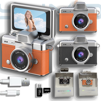 Yuniq Mini Pantalla Colgante Plegable con Múltiples Filtros y Opciones de Color con Flash, Collar de Moda, Cable de Datos Ecológico LK-027