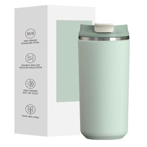 Gobelet isotherme personnalisé en acier inoxydable à double paroi de 16 oz avec poignée et couvercle anti-fuite, isolation thermique de 24 à 36 heures, sans BPA - Product Image 4