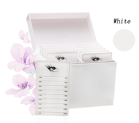 Le plus populaire Portable 10 couches boîte de rangement pour cils acrylique plaque de rangement organisateur boîte conteneur accessoires cils