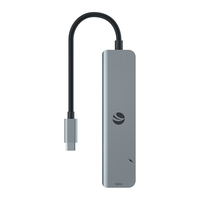 VCOM Grosir Hub 6 Port Tipe C USB C ke 4K HDMI 3*USB3.0 PD3.0 Adaptor Sinkronisasi Data Docking Station