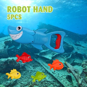 ขอ<span class=keywords><strong>ง</strong></span>เล่นในน้ำสำหรับเด็ก<span class=keywords><strong>ปลา</strong></span>ฉลามสีน้ำเ<span class=keywords><strong>ง</strong></span>ิน4ตัวพร้อมฟันกัดเกมแอคชั่นสำหรับเล่นเกมทางน้ำกลา<span class=keywords><strong>ง</strong></span>แจ้ง - Product Image 2