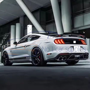 สปอยเลอร์คาร์บอนไฟเบอร์สำหรับมัสแตง GT500 ปี 2015+ ปีกหลังแท้แบบ 2 ชิ้น - Product Image 4