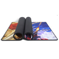 Tapis de jeu grand format personnalisé imprimé anime, durable, 600 x 350 mm, tapis de souris de jeu en caoutchouc antidérapant pour jeu de cartes à collectionner