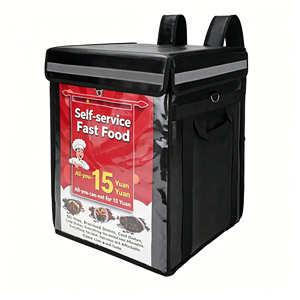 Mochila Aislante para Entrega de Alimentos, 74L, Gran Capacidad, Impermeable, con Caja de Aluminio y Soporte, para Repartidores - Product Image 5