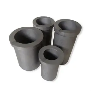 Silver Melting Graphite Crucible Customized High Temperature Resistant Graphite Crucible For Gold Silver Metal Melting