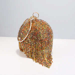 <span class=keywords><strong>Bolso</strong></span> de mano con borlas para mujer, <span class=keywords><strong>bolso</strong></span> de noche esférico, <span class=keywords><strong>bolso</strong></span> de noche 2024, <span class=keywords><strong>bolso</strong></span> de mano tipo clutch para mujer - Product Image 2