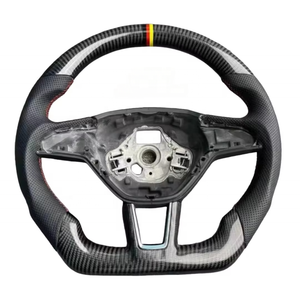 Volant de voiture en fibre de carbone et Alcantara avec LED pour Skoda Karoq <span class=keywords><strong>Octavia</strong></span> Mk3 <span class=keywords><strong>Vrs</strong></span> 2 3 Mk4 <span class=keywords><strong>Vrs</strong></span> Superb Kodiaq rs Rapid yeti <span class=keywords><strong>2020</strong></span> - Product Image 3