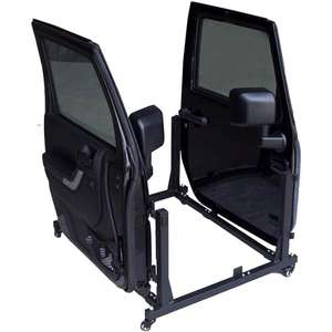 Lunshuo แร็คแขวนประตูแบบถอดได้เหมาะกับรถจี๊ปแรงเลอร์1987 2023 TJ YJ JK <span class=keywords><strong>JL</strong></span> JLU และ JEEP Gladiator JT - Product Image 2