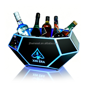 Nouveau service VIP pour bars, discothèques et salons : Seau à glace en plastique acrylique <span class=keywords><strong>de</strong></span> luxe avec LED, en forme <span class=keywords><strong>de</strong></span> baril <span class=keywords><strong>de</strong></span> <span class=keywords><strong>bière</strong></span> ou <span class=keywords><strong>de</strong></span> whisky, pour champagne - Product Image 6