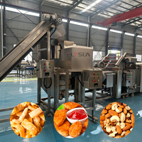 Machine à frire électrique multifonctionnelle à ligne continue pour frites surgelées, frites ondulées et tater tots