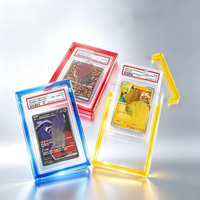 Étui de présentation magnétique en acrylique pour cartes gradées, support magnétique transparent pour slab avec protection UV, étui de présentation magnétique pour slab