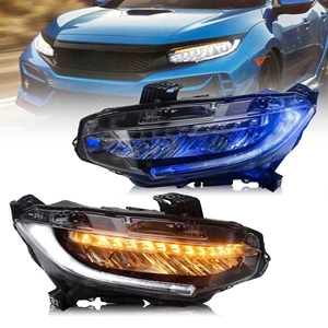 โรงงานวีแลนด์ ขายส่งไฟหน้า LED คุณภาพสูง สีขาว ไฟเลี้ยวแบบไล่ระดับ สำหรับรถยนต์ปี 2016 ขึ้นไป รุ่นใหม่ 12V ขายส่งจากโรงงาน - Product Image 1