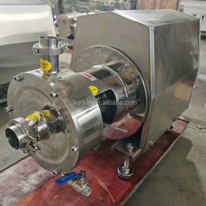 Émulsifiant de lait de chocolat d'usine d'homogénéisateur de norme alimentaire de cisaillement élevé avec la pompe traitée pour des produits chimiques - Product Image 6