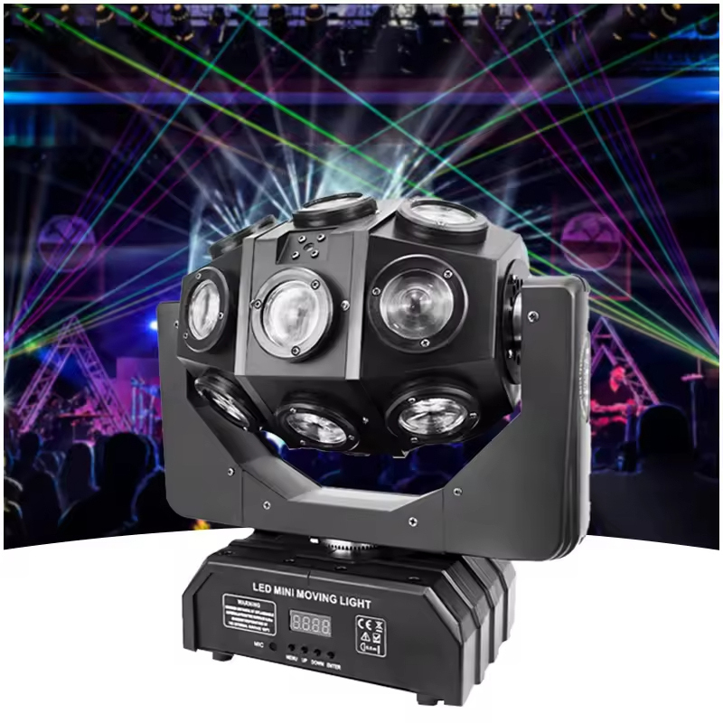 18*10w RGBW 4in1 DMX Beam Strobe Laser LED Effect Club Moving Head Dj Disco Event Stage Light