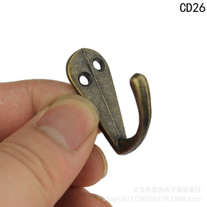 Crochet mural B2288 en alliage de zinc pour armoire, moulé sous pression, simple, avec trous supérieur et inférieur, nouveau style chinois - Product Image 5