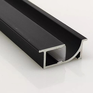 Profilé en aluminium extrudé pour éclairage linéaire, profilé pour éclairage encastré, bande lumineuse de plafond, <span class=keywords><strong>canal</strong></span> LED flexible en silicone - Product Image 3