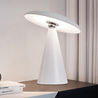 Lámpara de Mesa Decorativa Creativa con Intensidad Regulable, Lámpara de Noche para Dormitorio con Carga USB, Lámpara de Lectura LED de Ambiente