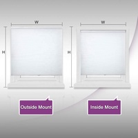 Persianas de Panal Inalámbricas Integradas para Ventanas de Dormitorio, Persianas Eléctricas para Ventanas, Fácil Instalación, Técnica Sencilla