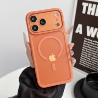 Coque magnétique mate pour iPhone 18 Pro Max, 17 Pro, 15, 14, 13 Pro Max, coque arrière antichoc en PC et TPU avec aimant