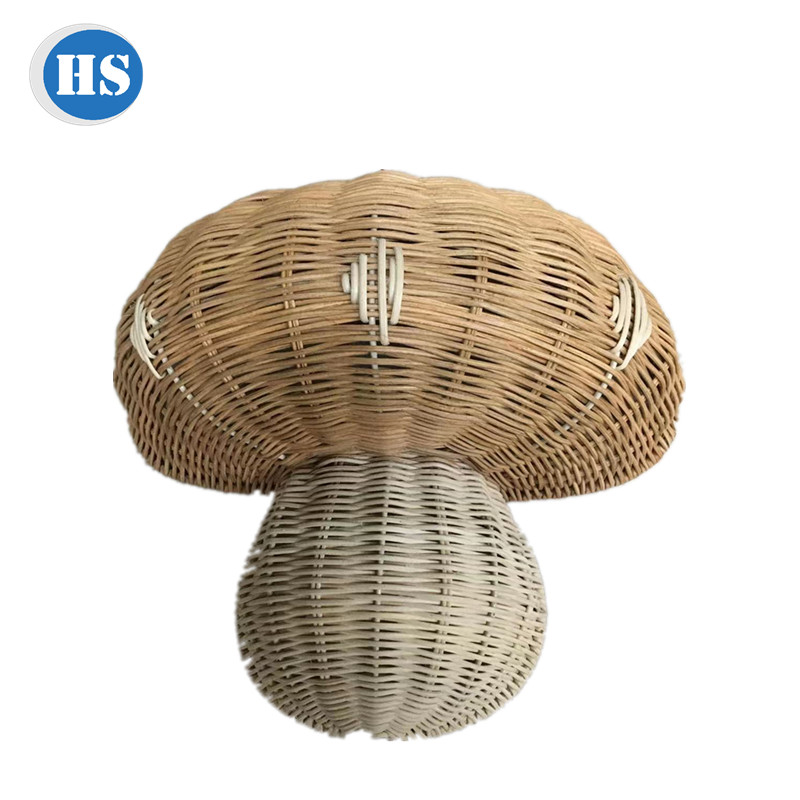 Настенный абажур из натурального ротанга ручной работы, домашний декор, комнатный гриб, гостиница