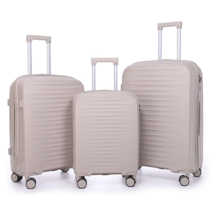 Modern Luxury Simple Classic Design PP <strong>Soft</strong> <strong>Luggage</strong> Set 3pcs Lightweight Durable Travel Suitcase with Lock for Business Leisure - Product Image 4