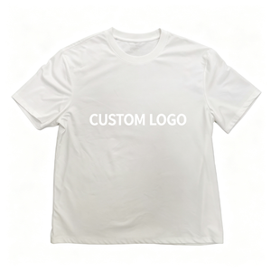 Magliette in Cotone 100% 180GSM Personalizzate <span class=keywords><strong>con</strong></span> Logo, Taglie Grandi, Produzione OEM all'Ingrosso per Uomo - Product Image 1