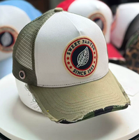 Gorra de béisbol Sweet Pants Home Run Trucker, estilo vintage, de lona desgastada, con visera a cuadros, ajustable y transpirable