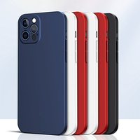 EM Protections d'écran à 360 degrés et étuis de téléphone antichoc 2-en-1 Couverture arrière pour iPhone 11 12 13 Pro Max